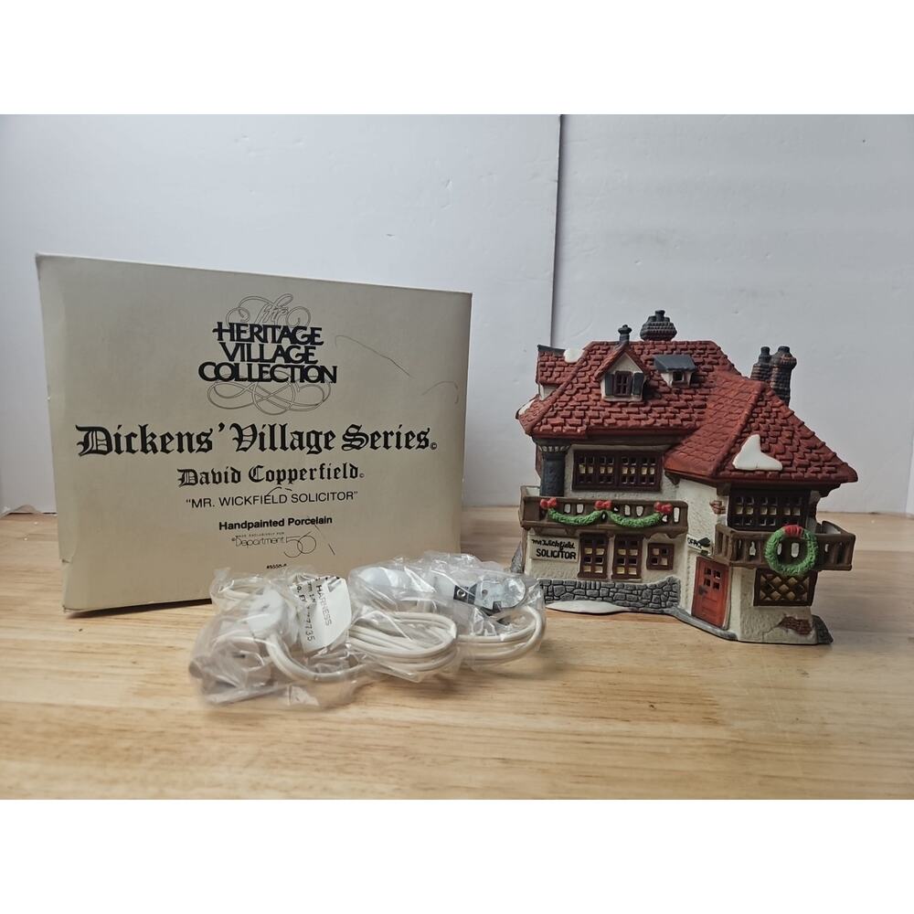 Dept 56 Dickens Village‎ Series "Mr. Wickfield Solicitor" #5550-6 (1989)